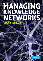 Managing Knowledge Networks (2019) — Cambridge University Press — business