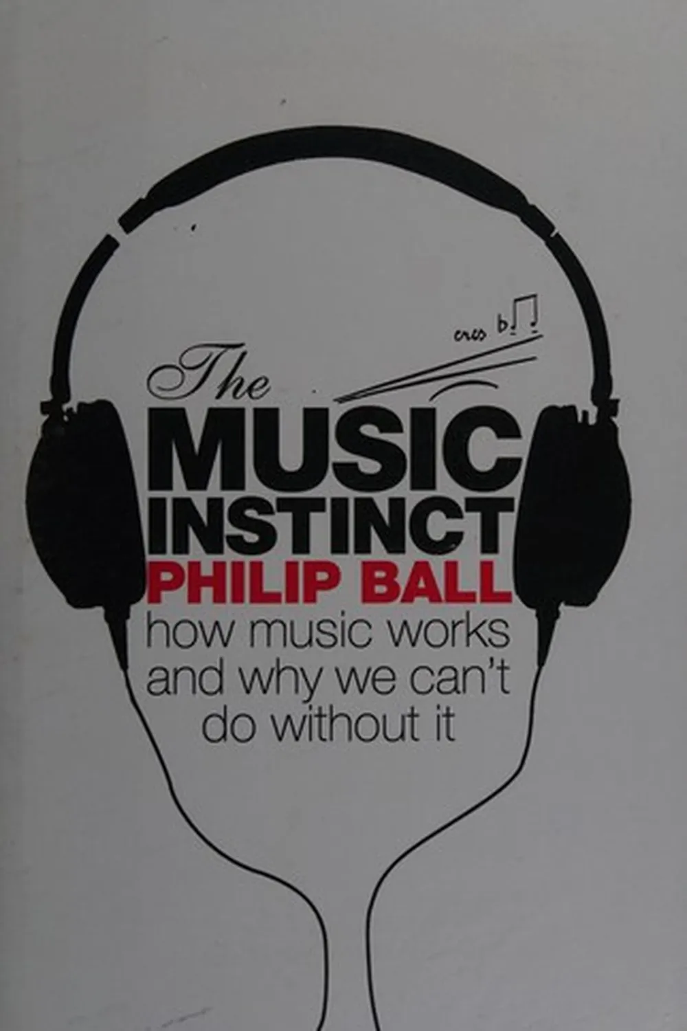Book cover: The Music Instinct by Philip Ball (2009)