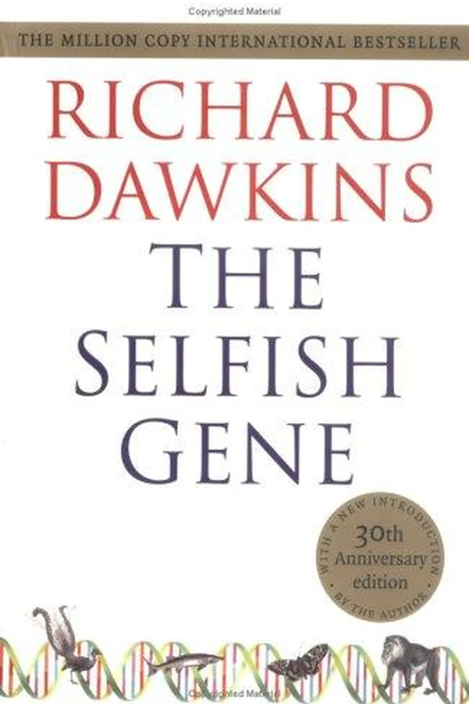 Book cover: The Selfish Gene by Richard Dawkins (1976)