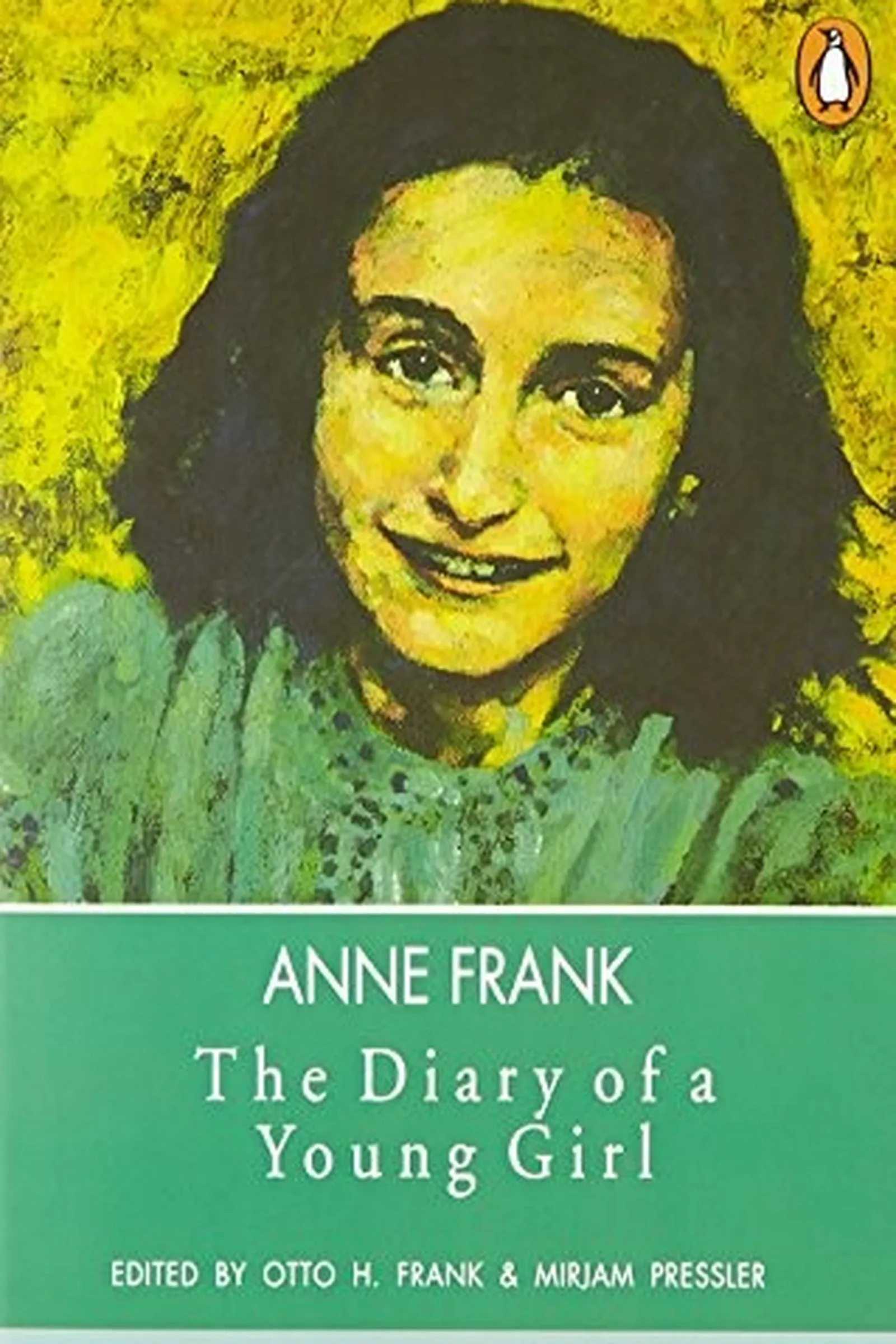 Book cover: The Diary of a Young Girl by Anne Frank (1947)