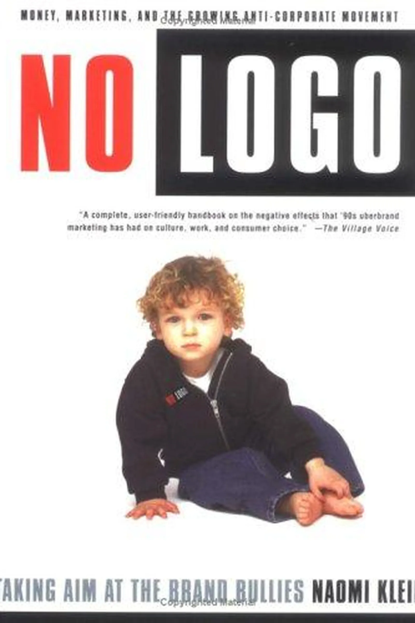 Book cover: No Logo by Naomi Klein (1999)