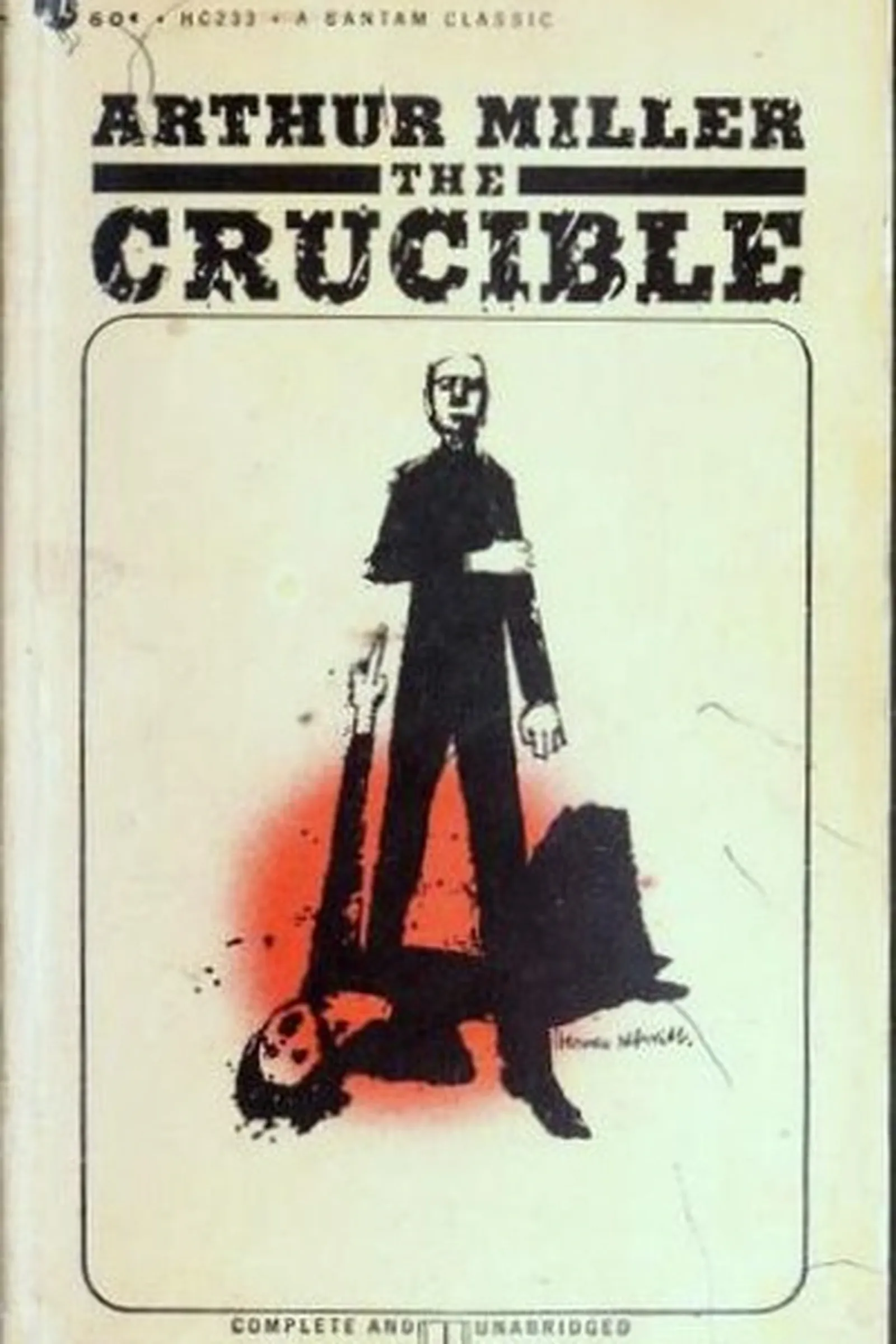 Book cover: The Crucible by Arthur Miller (1953)