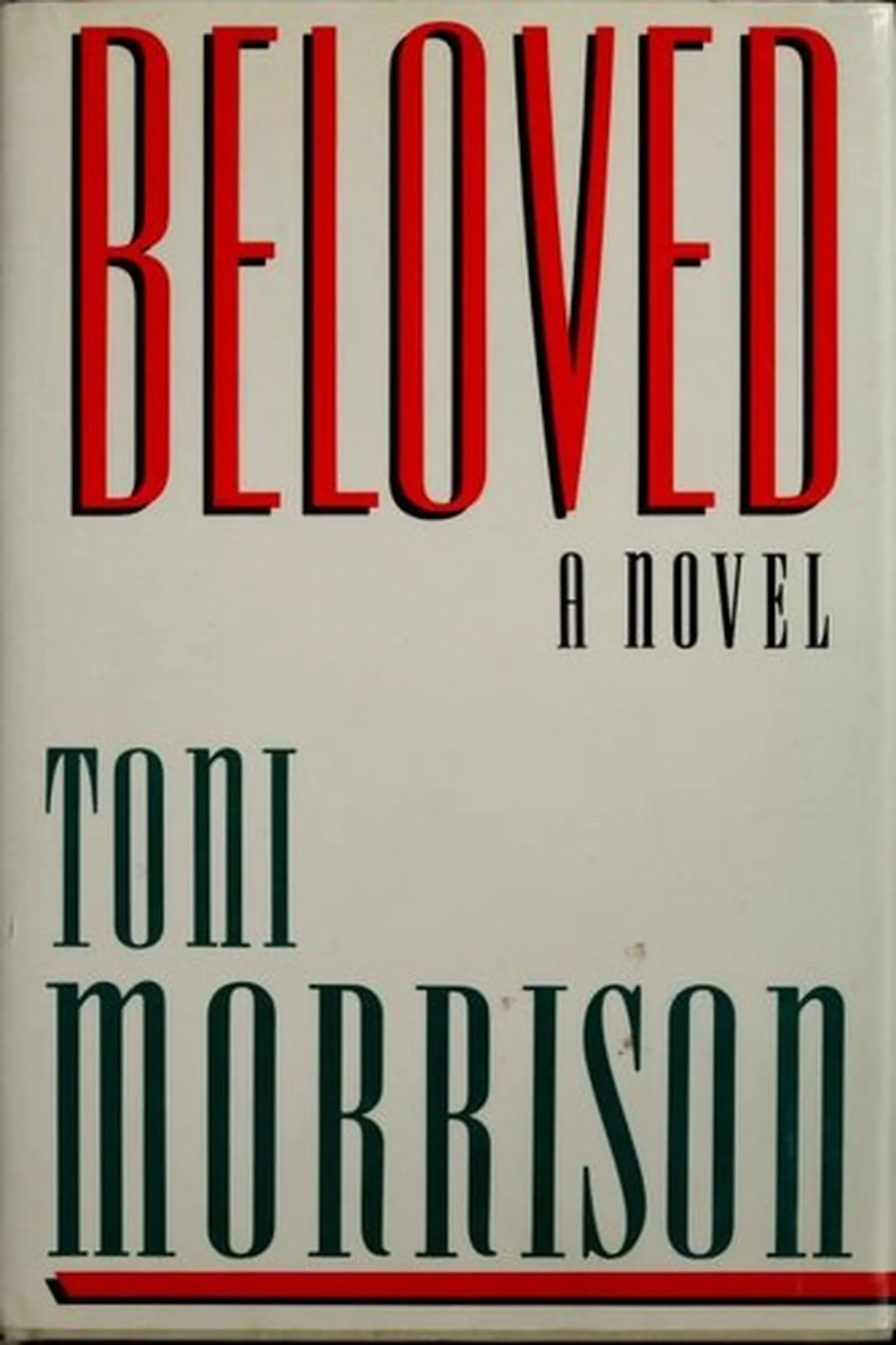Book cover: Beloved by Toni Morrison (1987)