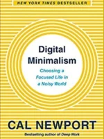 Book cover: Digital Minimalism by Cal Newport (2019)