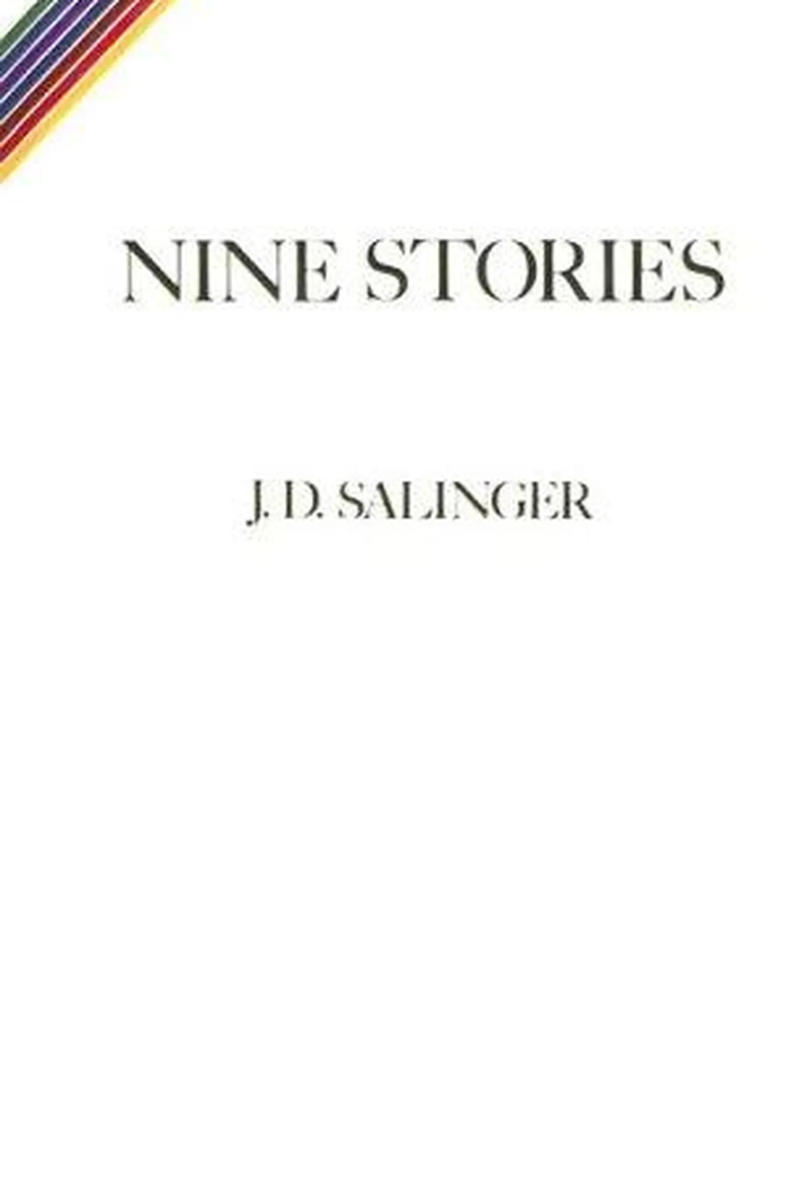 Book cover: Nine Stories by J.D. Salinger (1953)