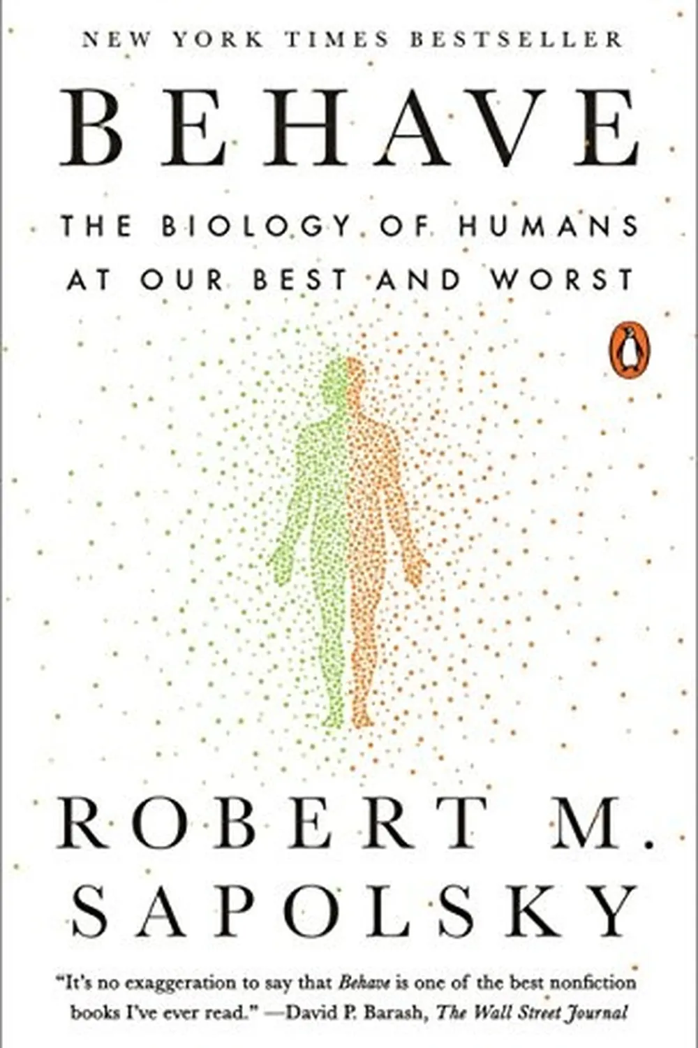 Book cover: Behave by Robert Sapolsky (2017)