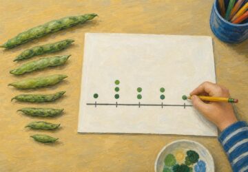 Math Line Plot: Each Mark a Measurement, Each Stack a Count