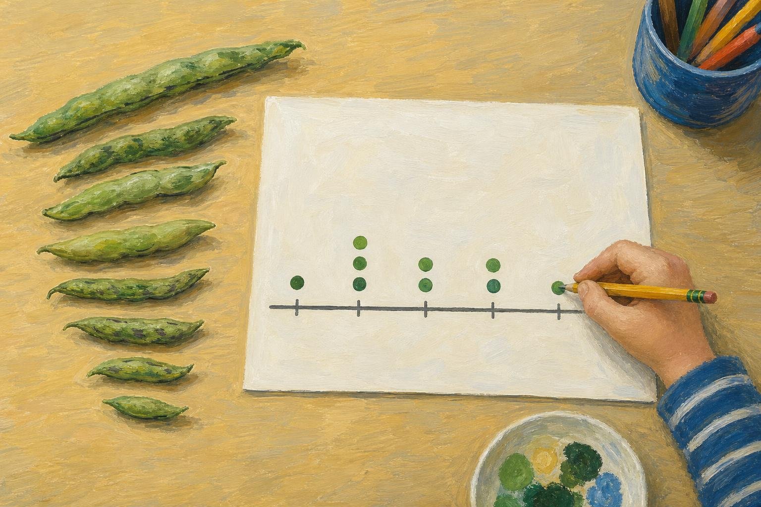 Math Line Plot: Each Mark a Measurement, Each Stack a Count